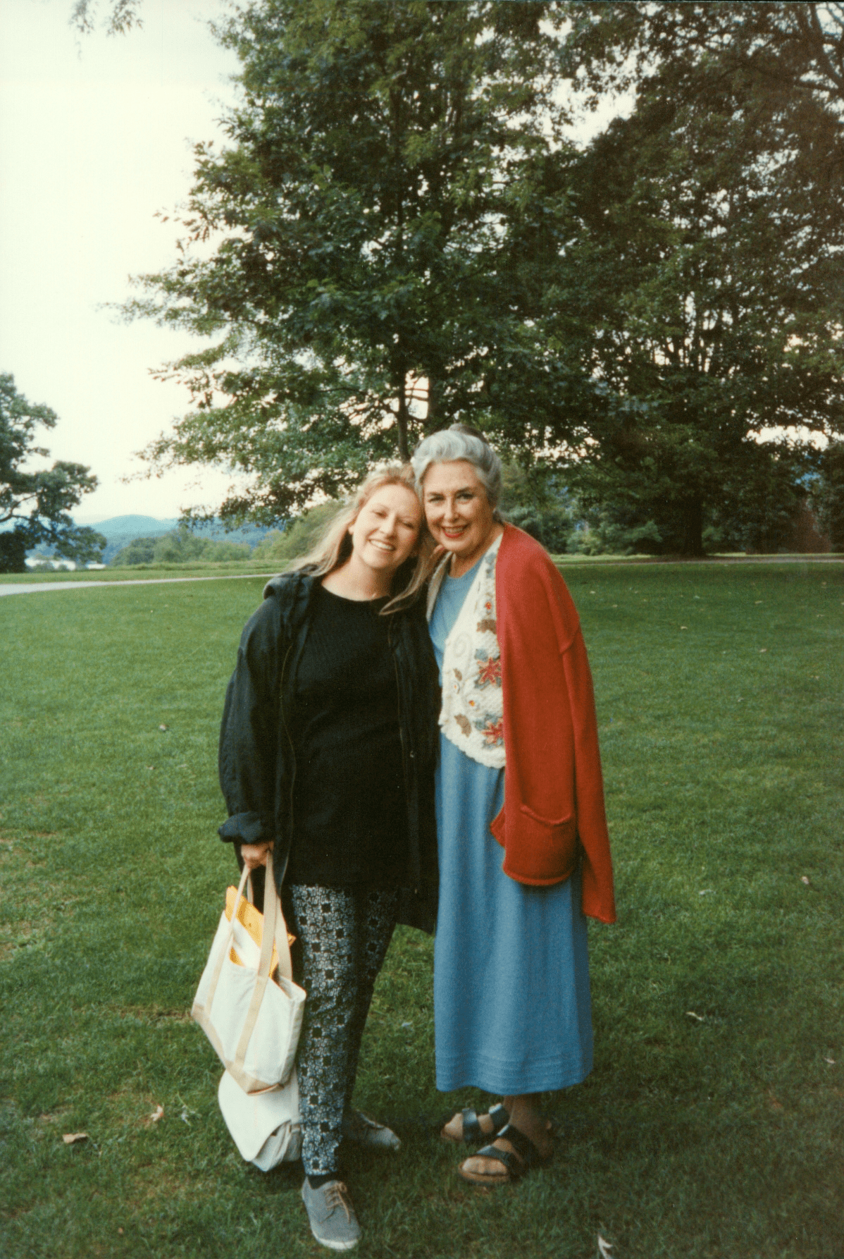 With teacher Phyllis Curtin